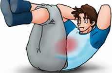 腹筋の筋力トレーニング